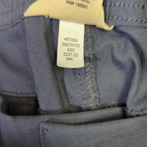 Duluth Trading Co Pants Womens 12x31 Ink Blue Dry on the Fly Bootcut Convertable - Picture 11 of 12